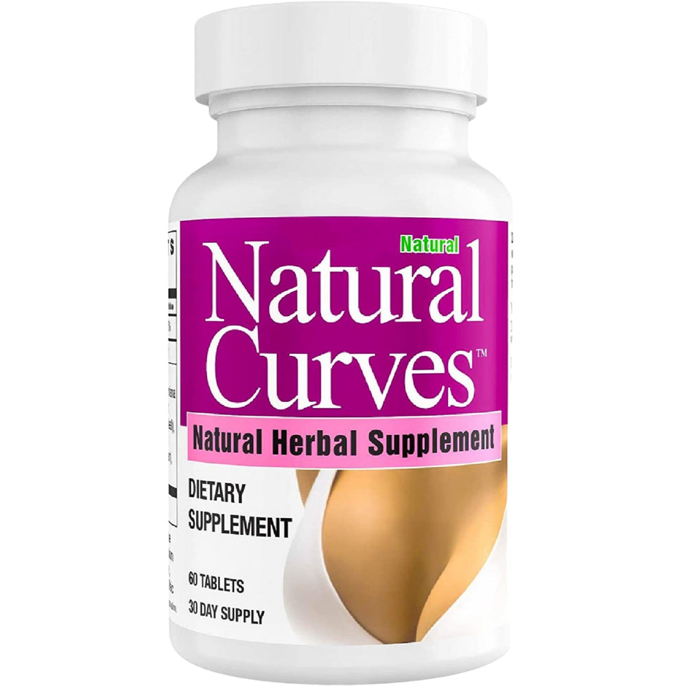 Natural Curves breast enhancement supplement bottle label