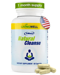 Natural Daily Detox Cleanser bottle with 14 Day Colon Cleanser label