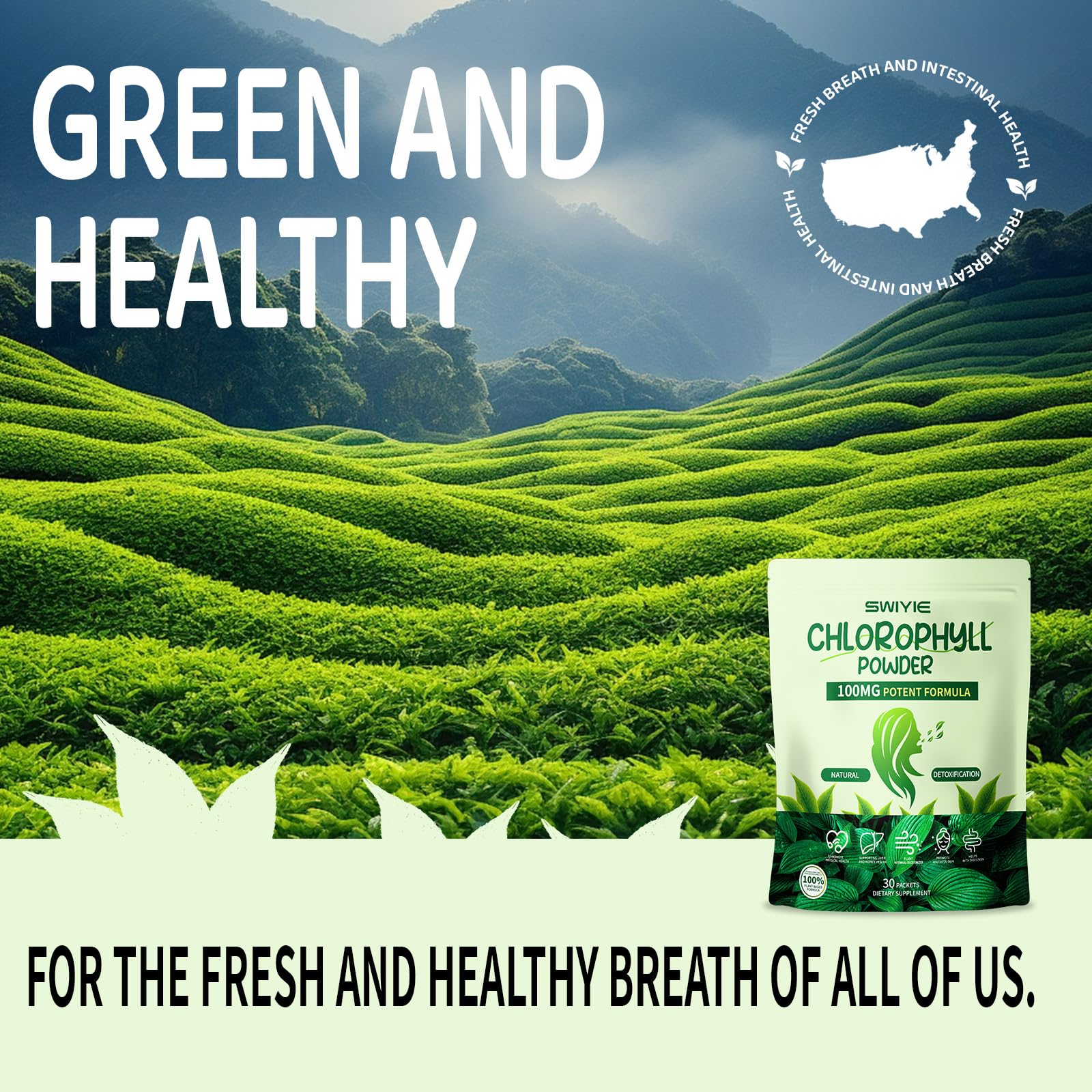 Natural detox supplement packaging