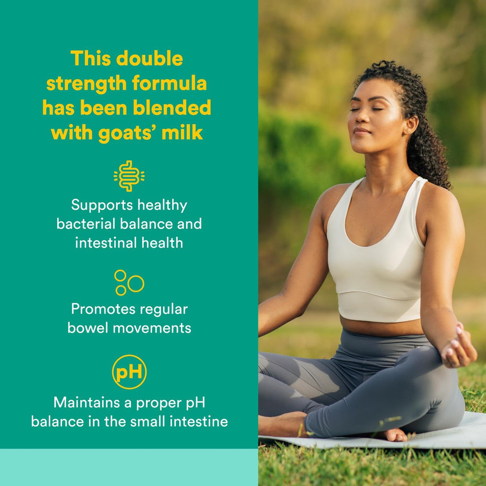 Capsules close-up from the Natural Factors probiotic bottle