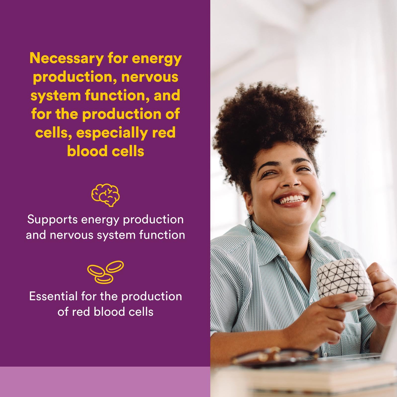 Vitamin B12 Cyanocobalamin 1000 mcg tablets close-up