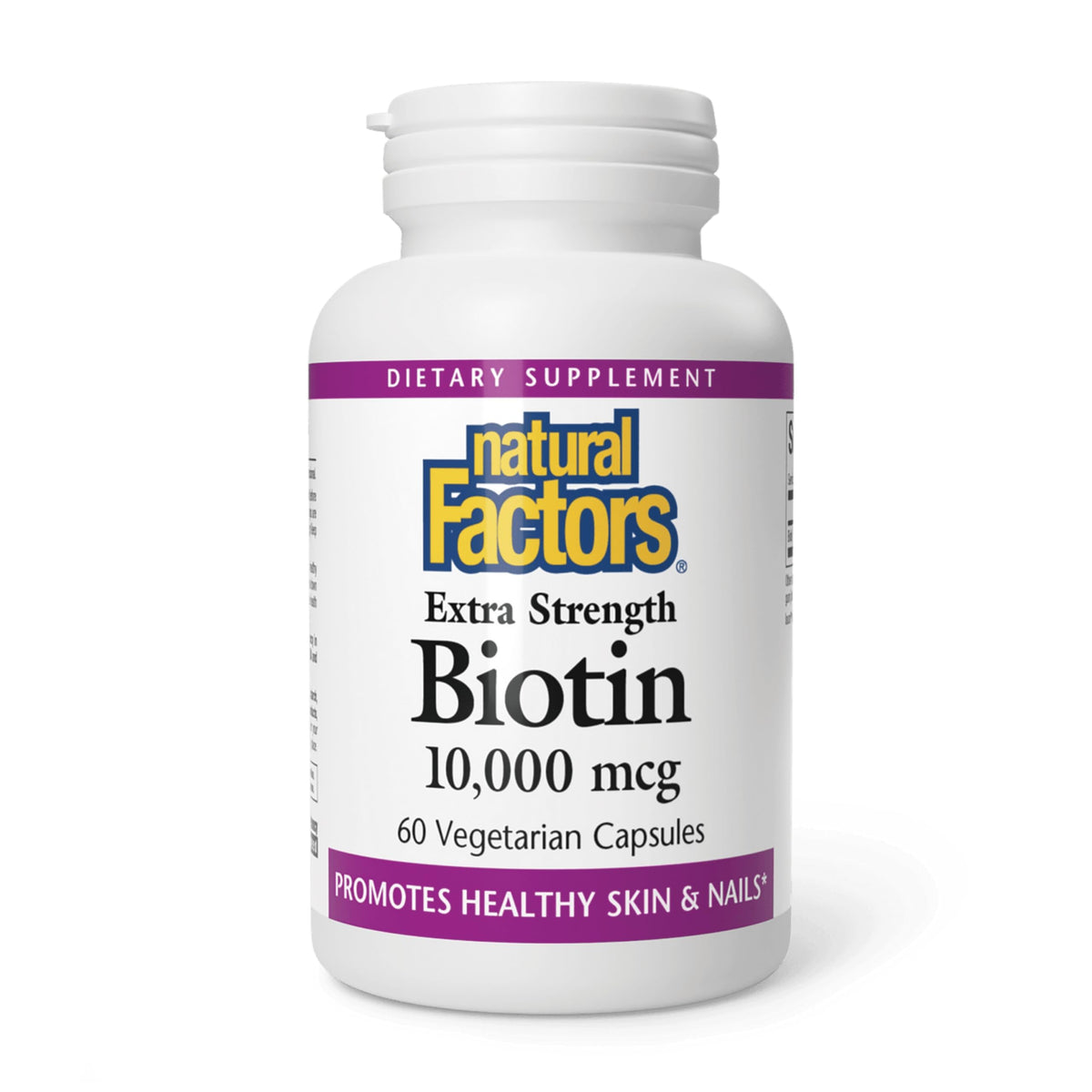 Natural Factors Biotin 10000 mcg bottle front view