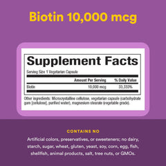 BerryRich antioxidant blend imagery associated with Biotin supplement