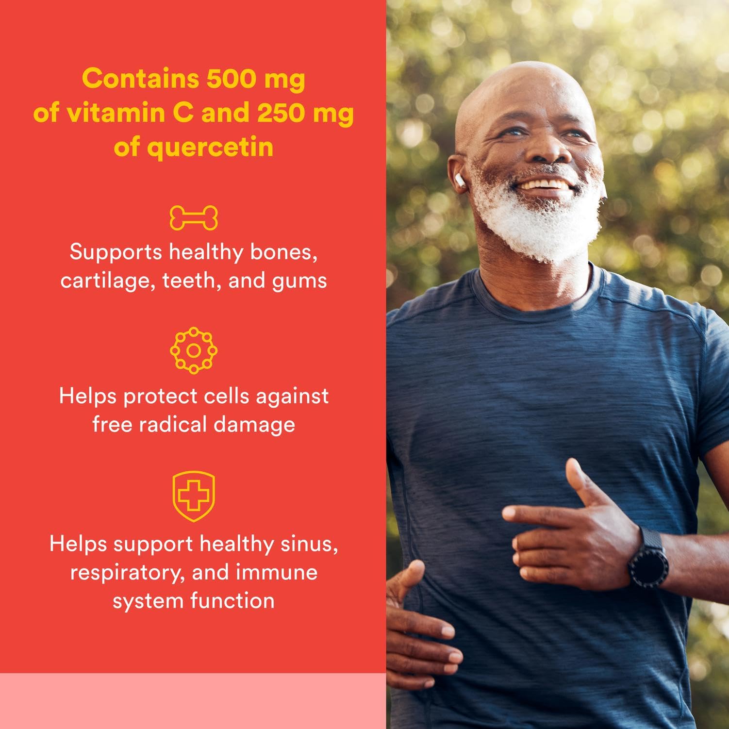 Natural Factors C Extra + Quercetin bottle with label