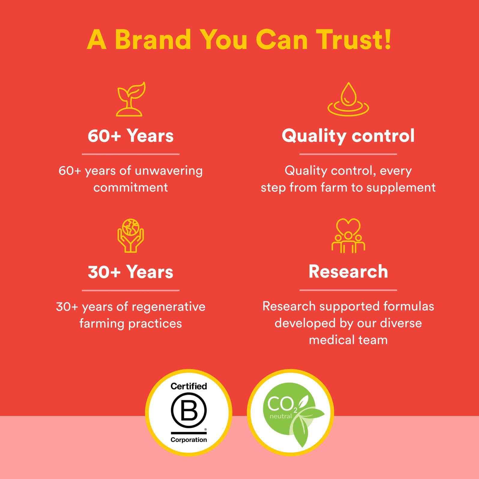 Vegan and non-GMO dietary supplement packaging