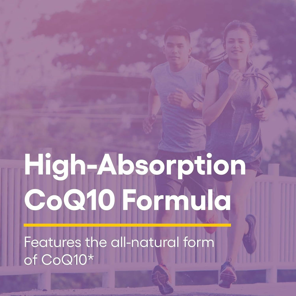 CoQ10 softgels close-up