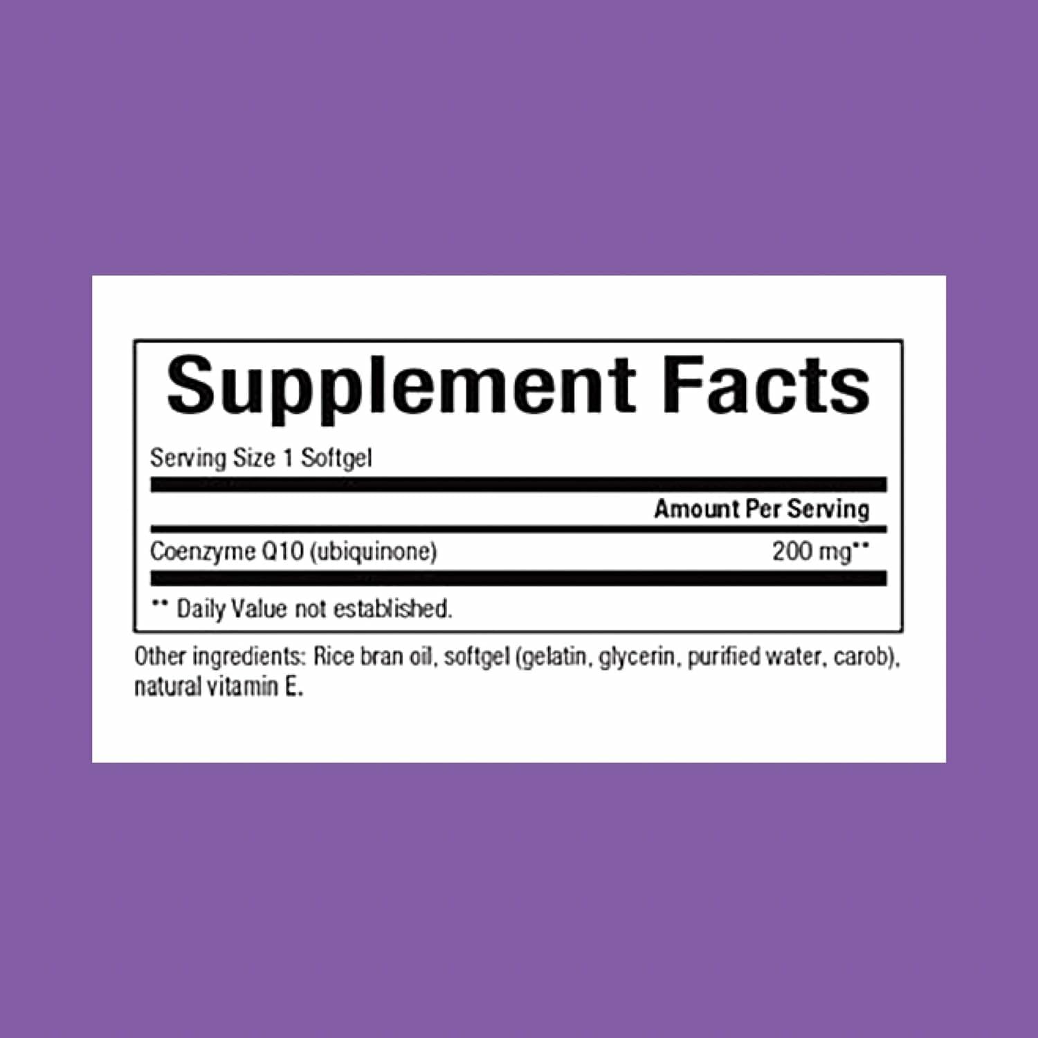 Close-up of CoQ10 softgels