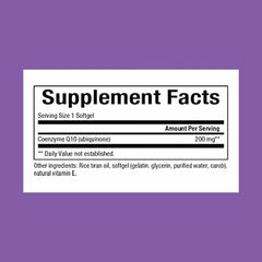 Close-up of CoQ10 softgels