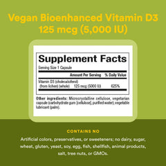 Vitamin D3 supports calcium utilization for strong bones and teeth