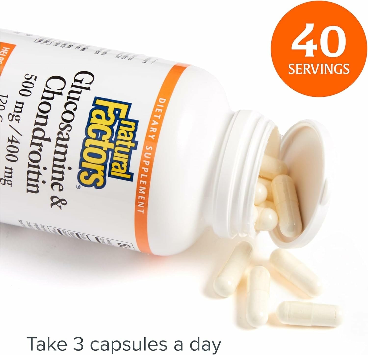 Natural Factors Glucosamine & Chondroitin packaging box