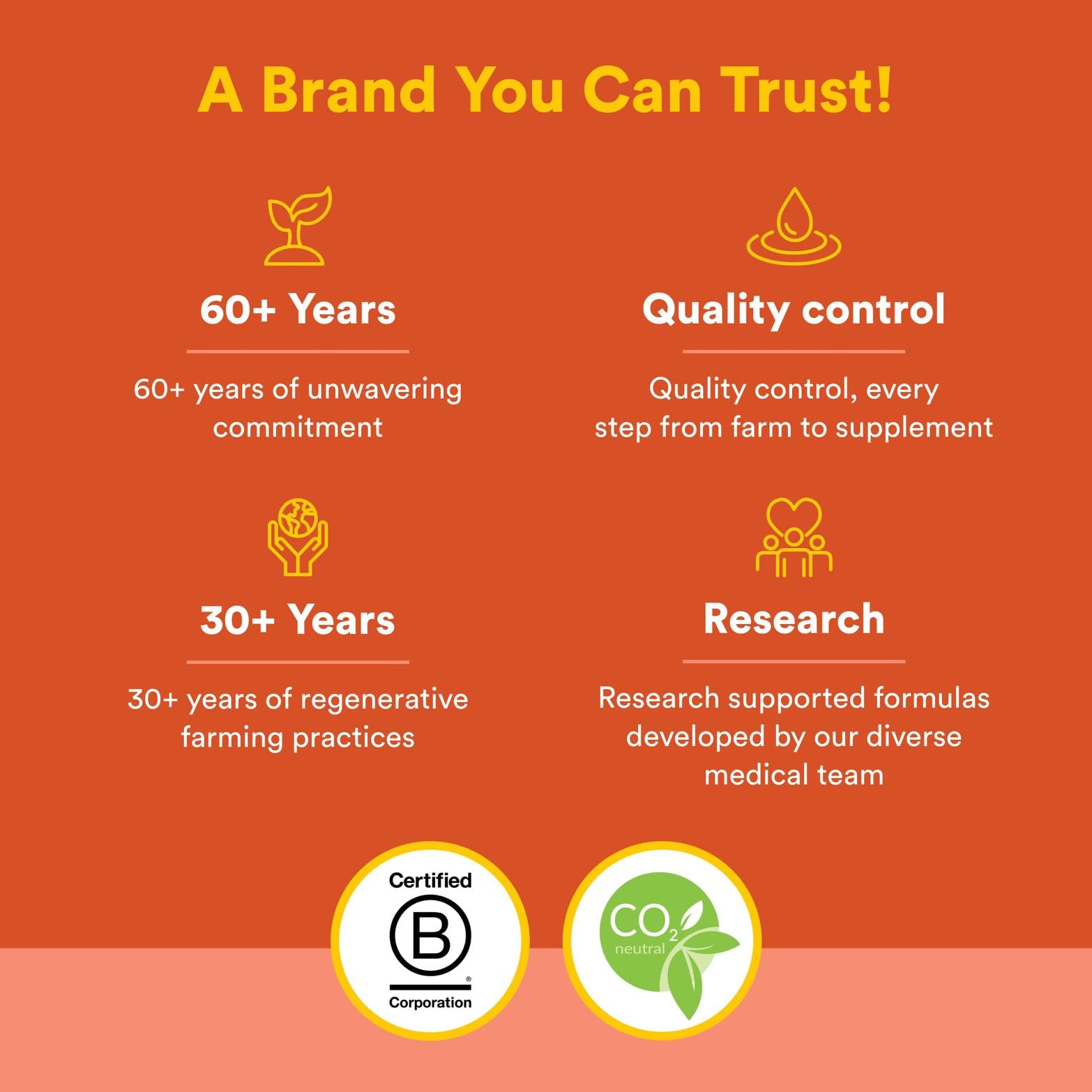 Organic farming imagery representing organic sourcing