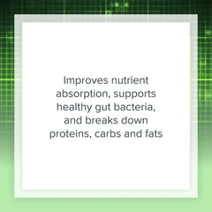 Capsule close-up of multi enzyme formula