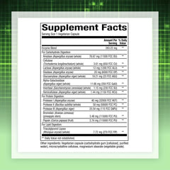 Vegan enzyme blend capsules