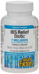 Natural Factors ReliefBiotic Probiotic bottle on kitchen counter