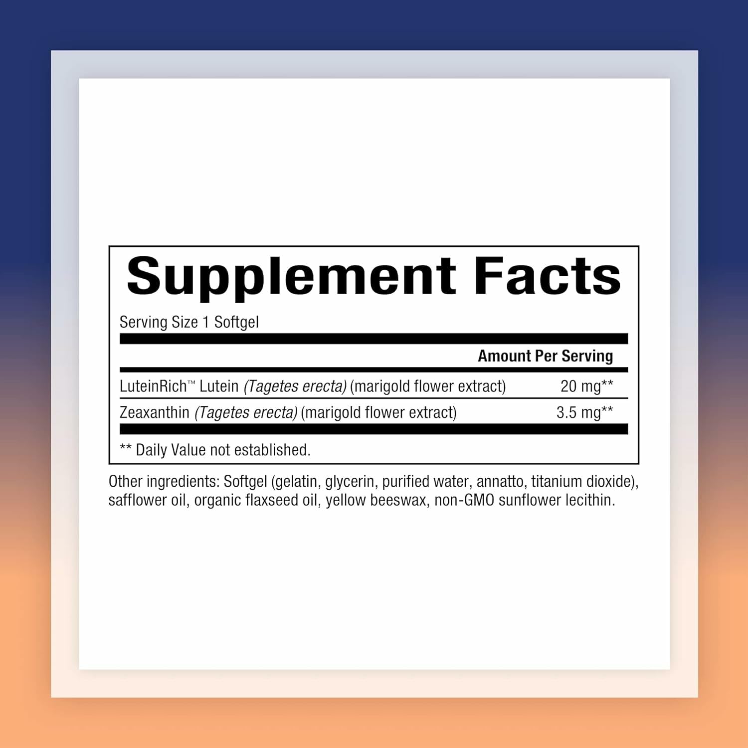 FloraGlo Lutein derived from marigold petals