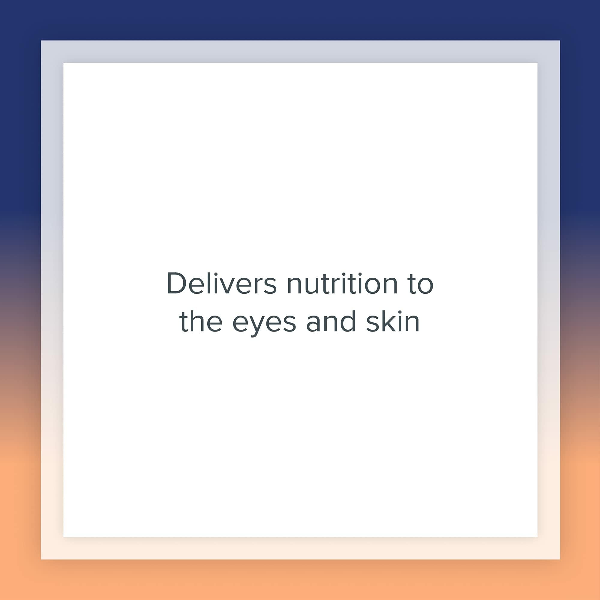 Nutrition label for Lutein 20mg supplement