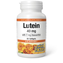 Product bottle image for Natural Factors Lutein 40 mg with Zeaxanthin