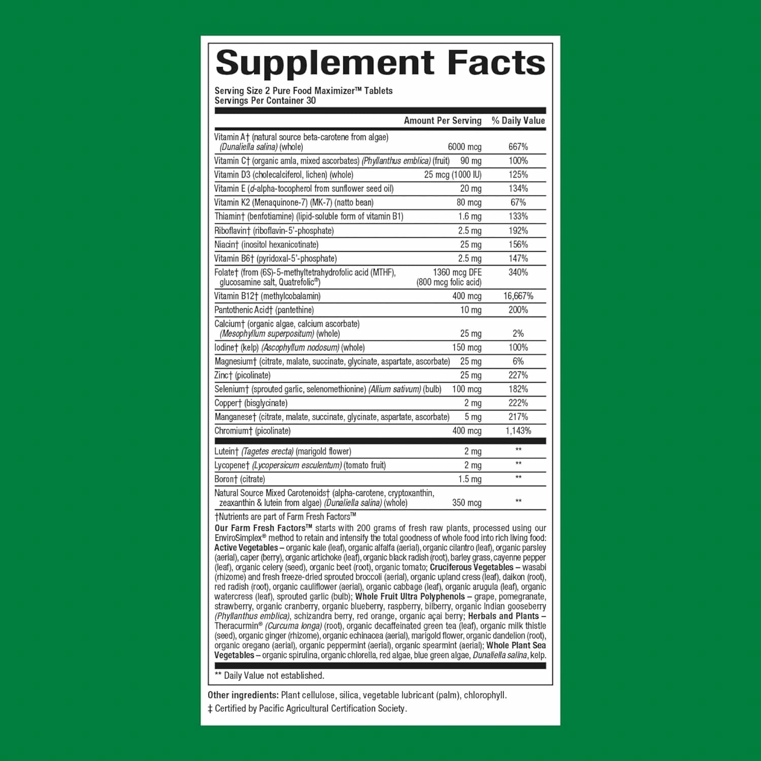 Bottle packaging for Natural Factors Men's Multivitamin & Mineral