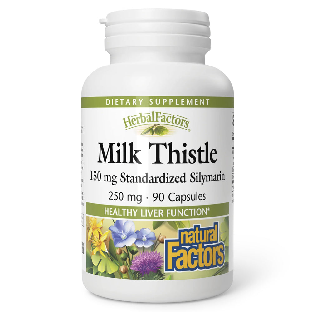 Natural Factors Milk Thistle Extract 250 mg bottle
