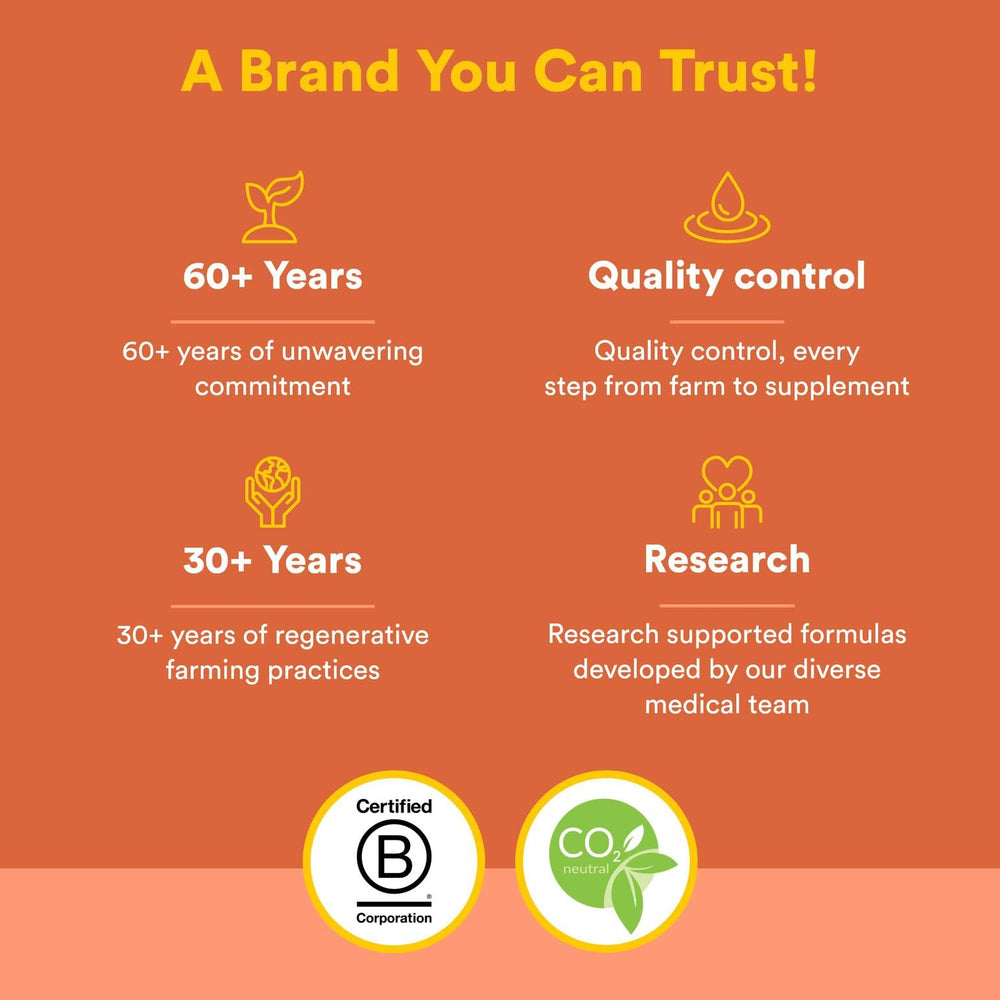 Premium MSM certified for quality and consistency seal