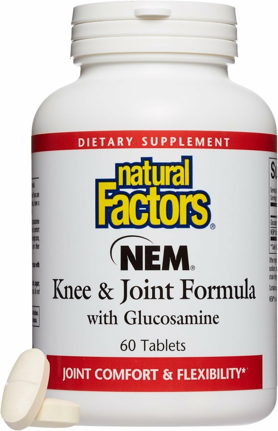 Natural Factors NEM Knee & Joint Formula bottle front view