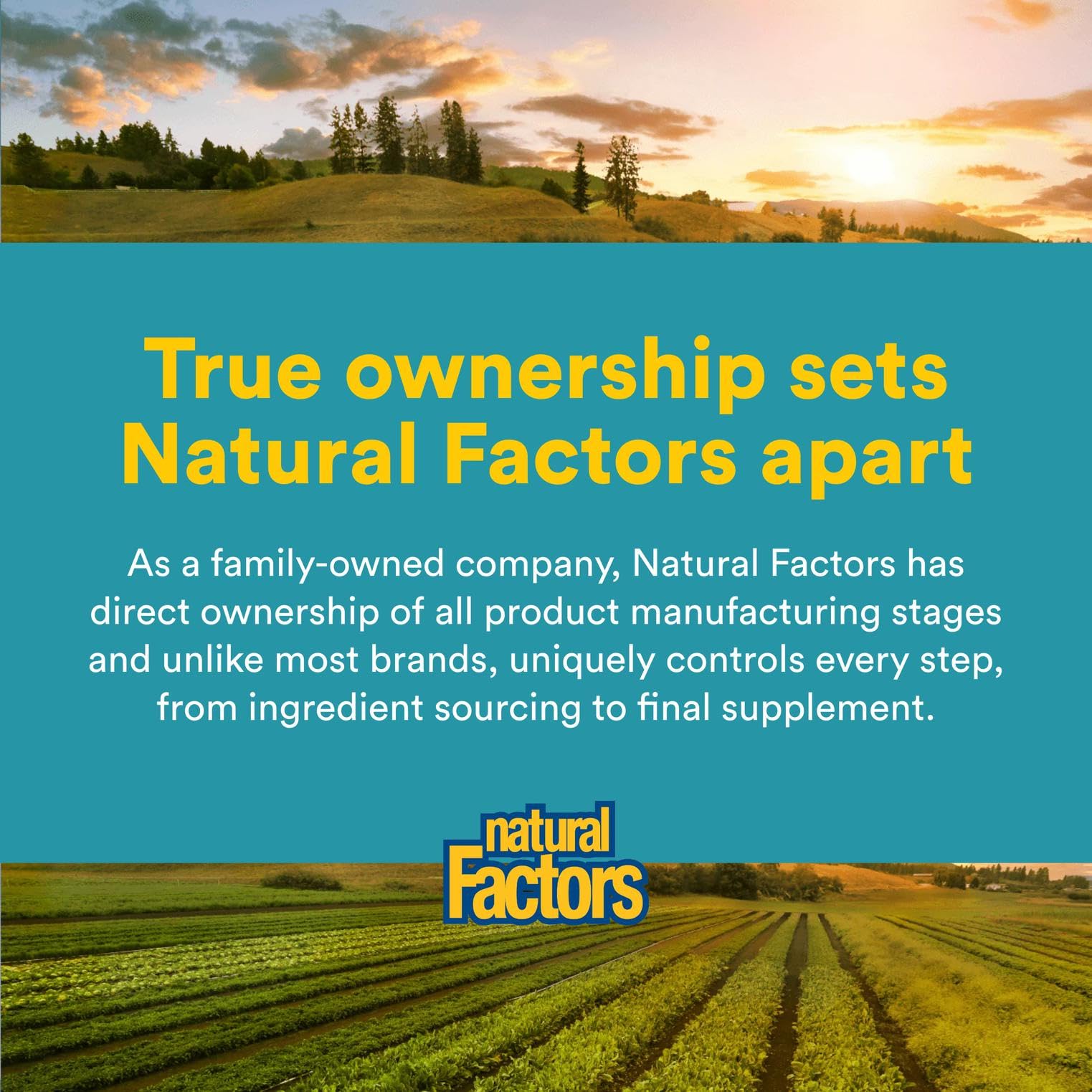 Natural Factors organic farming imagery