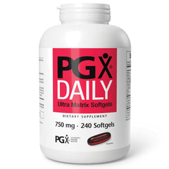 Natural Factors PGX Daily Ultra Matrix bottle pouring capsules to support meal-time fullness
