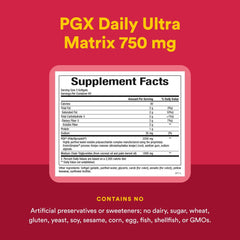 Natural Factors PGX Daily Ultra Matrix packaging design highlighting clean, plant-based ingredients