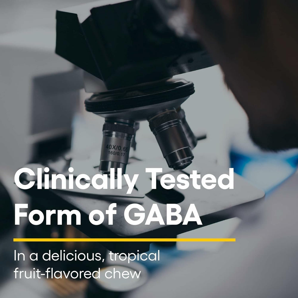 Pharma GABA chewable tablets displayed