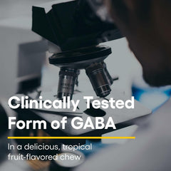 Pharma GABA chewable tablets displayed