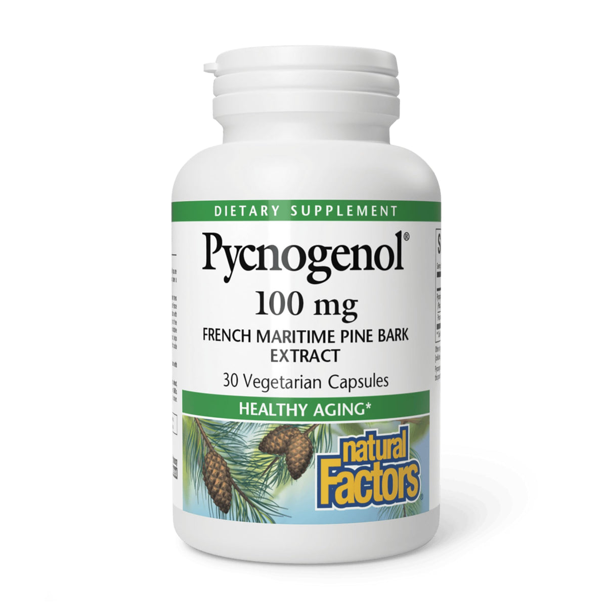 Natural Factors Pycnogenol 100 mg 30 capsules bottle