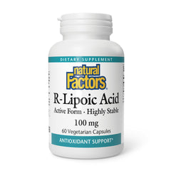 Natural Factors R-Lipoic Acid 60 capsules bottle