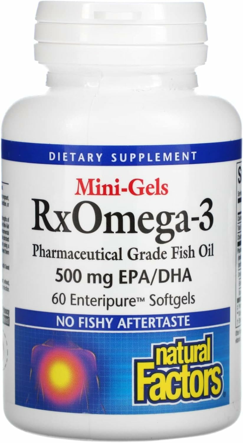 Natural Factors Rx Omega-3 Mini-Gels bottle front
