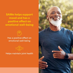 Close-up of SAMe 200 mg supporting joint health