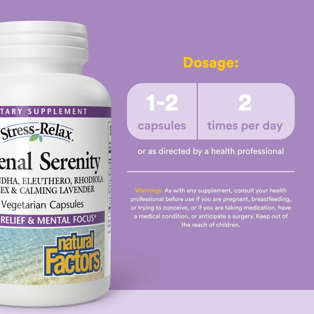Herbal ingredients concept for STRESS-RELAX Adrenal Serenity