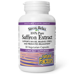 Natural Factors Stress-Relax bottle with Affron saffron extract