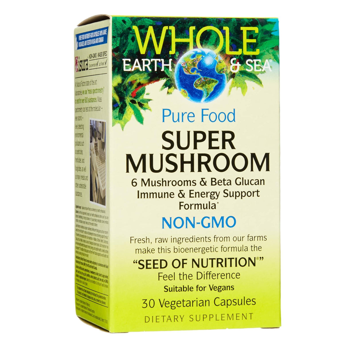 Bottle of Natural Factors Super Mushroom dietary supplement
