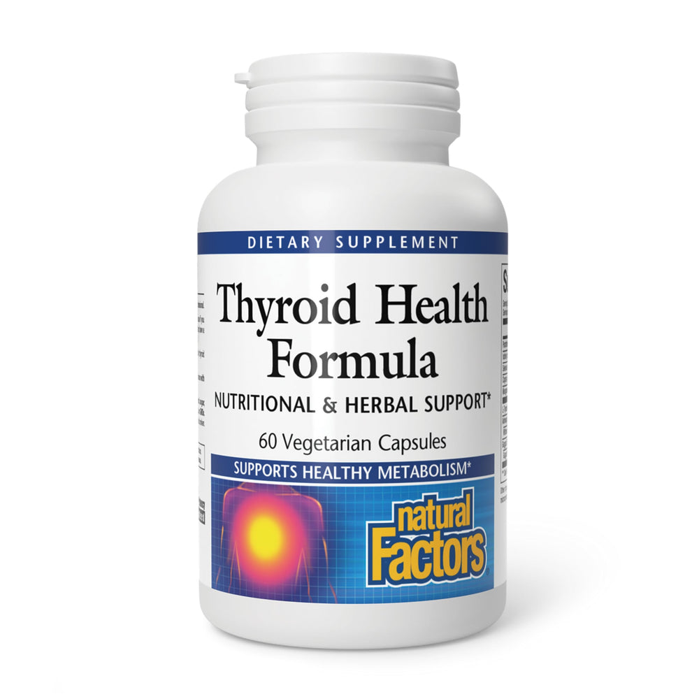 Natural Factors Thyroid Health Formula bottle with 60 capsules