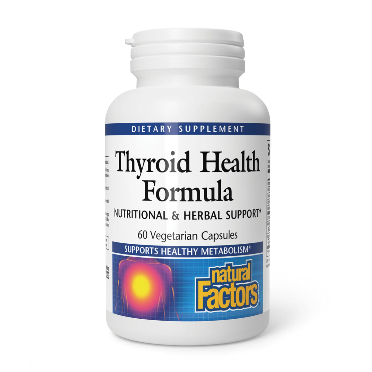 Natural Factors Thyroid Health Formula bottle with 60 capsules