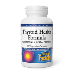 Natural Factors Thyroid Health Formula bottle with 60 capsules
