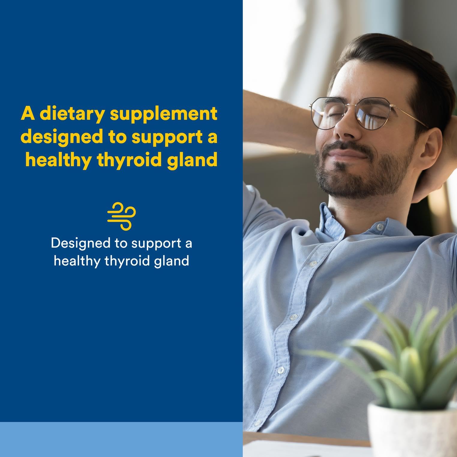 Bottle of Thyroid Health Formula on white background