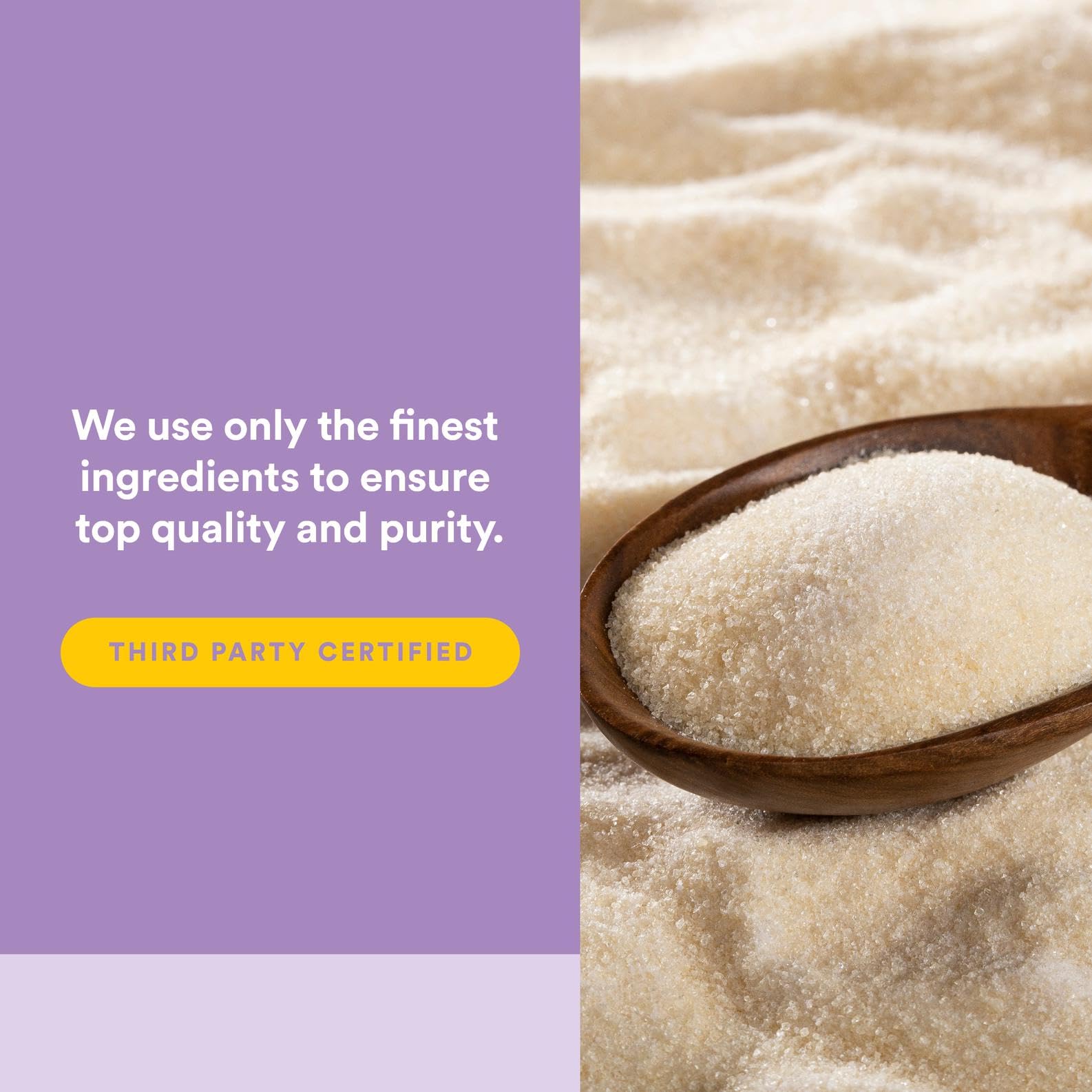 Allergen-free packaging information on Natural Factors Total Body Collagen