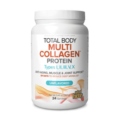 Bottle of Natural Factors Total Body Multi Collagen Protein 9.41 oz