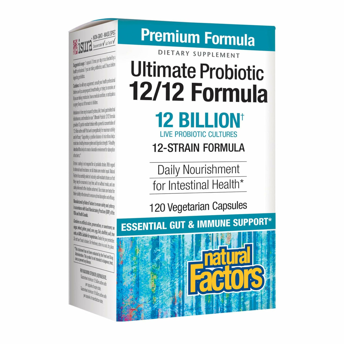 Natural Factors Ultimate Probiotic 12/12 Formula bottle