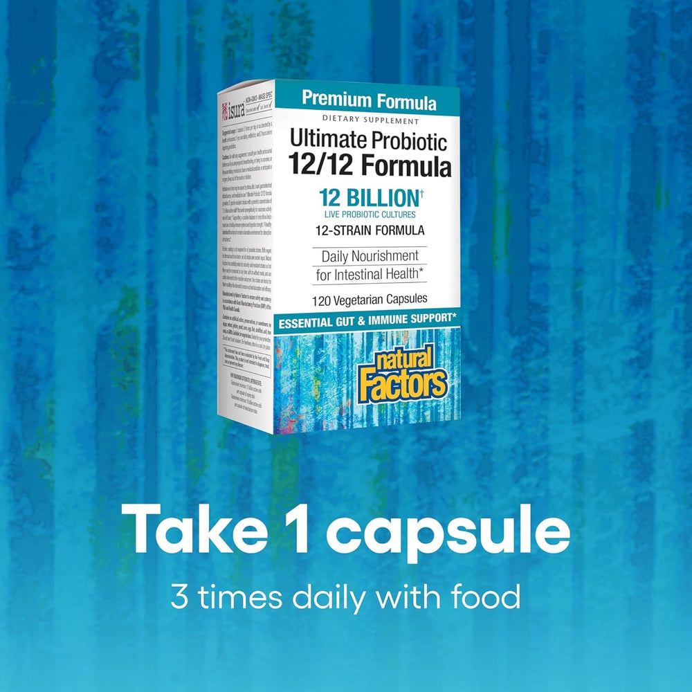 Serving suggestion: daily probiotic capsule with meal
