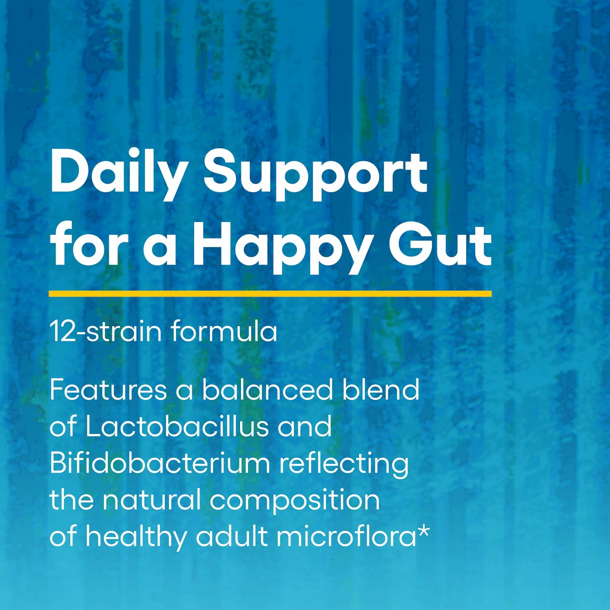 Illustration of balanced gut bacteria: bifidobacteria and lactobacilli