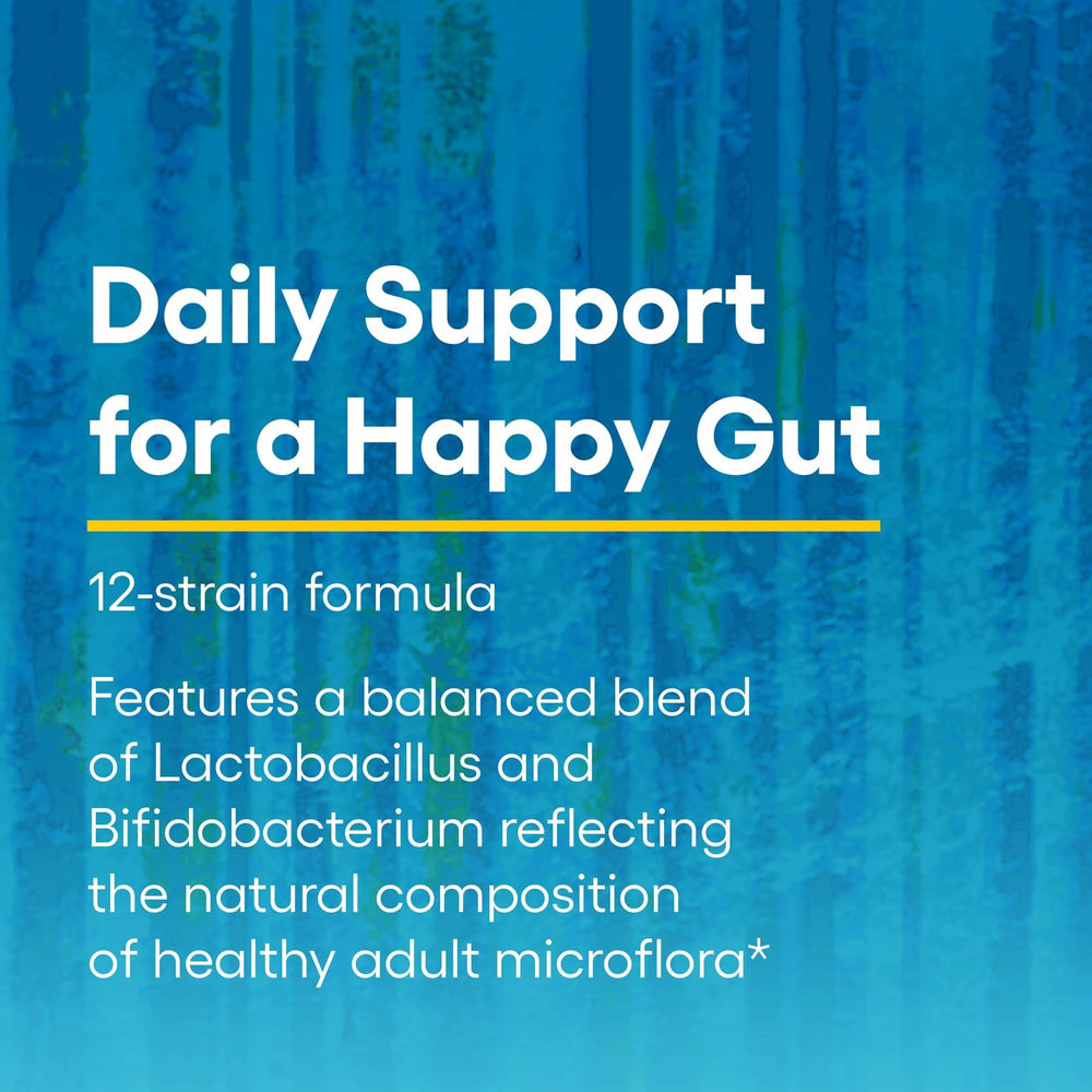 Illustration of balanced gut bacteria: bifidobacteria and lactobacilli
