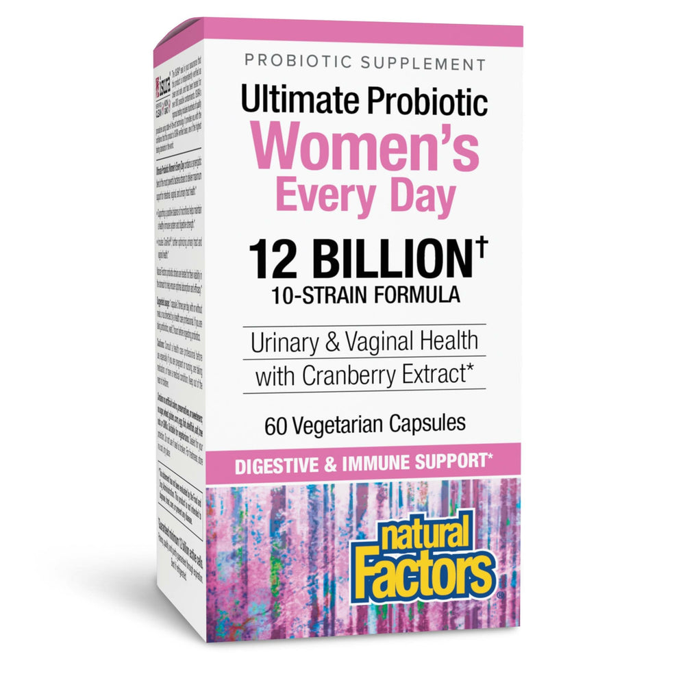 Natural Factors Ultimate Probiotic Women's Daily bottle label