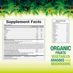 Natural Factors vegan green powder overview