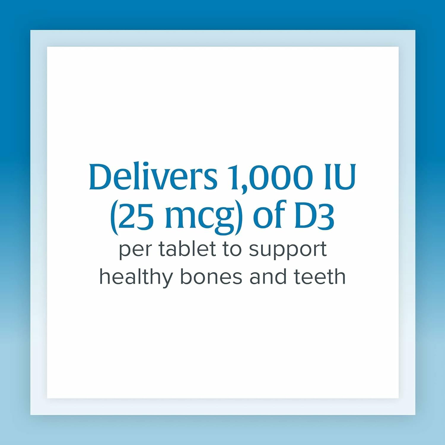 Side view of Natural Factors Vitamin D3 1000 IU bottle